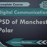 PSD Of Manchester Polar Line Coding Scheme In Digital Communication By Engineering Funda