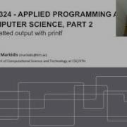 2 5 Formatted Output With Printf