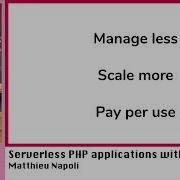 Matthieu Napoli Serverless PHP Applications With Bref