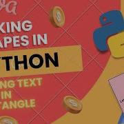 Easy TEXT INSIDE RECTANGLE In PYTHON Shapeseries