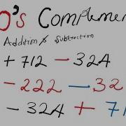10 S Complement Addition And Subtraction