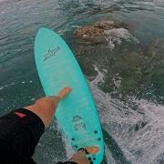 SURFING AN EXTREMELY SHALLOW LEFT ON THE CATCH SURF X LOST CROWD KILLER RAW POV