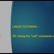 Linux Tutorial 20 Using The Cat Command On Ubuntu CentOS RedHat Linux