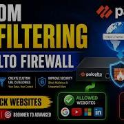 Настройка пользовательской фильтрации URL в Palo Alto Firewall Пошаговая блокировка и разрешени