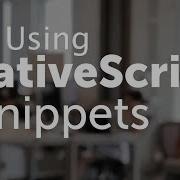 Using NativeScript Snippets