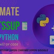 Automate WhatsApp Message PywhatKit Tutorial Learn Python Open Chrome Python Project YT