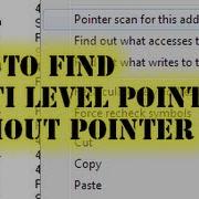 How To Find Multi Level Pointer Without Using Pointer Scan
