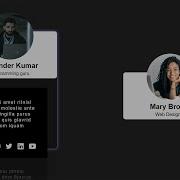 Team Section Hover Effect Using HTML And CSS