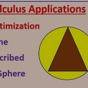 Dimensions Of A Cone Inscribed In Sphere With Maximum Volume IB AP Calculus