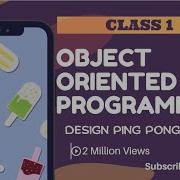 Object Oriented Programming OOP Ping Pong Game Special Announcement