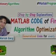 MATLAB Code Of Firefly Algorithm