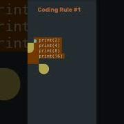 Coding Rule No 1 Shorts Coding Python Programming