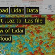 Как загрузить данные лидара Конвертировать файл Laz в Las в ArcGIS Pro