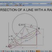 LINE CIRCLE INTERSECTION