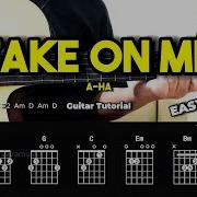 Take On Me A HA Easy Guitar Tutorial For Beginners CHORDS LYRICS Guitarlesson