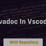 Javadoc In Vscode