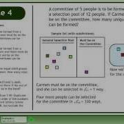 Combinations Example 4