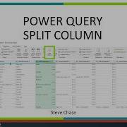 Power Query Split Column Example