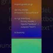 Build A Data Science App In Pure Python W GRADIO By HuggingFace Shorts