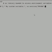 Using Environment Variables With Python And Linux