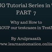 TestNG Tutorial Series Tamil PART 7 How To Group Your Test Cases In TestNG