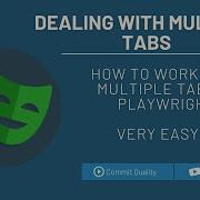 Playwright Working With Multiple Tabs NODEJS