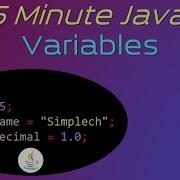Variables In Java 5 Minute Java