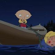 Stewie Goes Out To Rescue Chris From Underwater