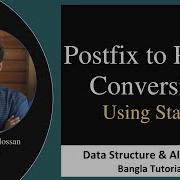 Postfix To Prefix Conversion Using Stack Data Structure Algorithm Bangla Tutorial