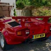 Countach Startup Loud Sounds Like An Aero V12