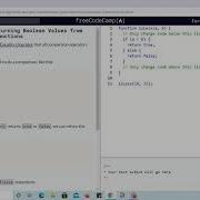 Lesson 78 Returning Boolean Values From Function Freecodecamp
