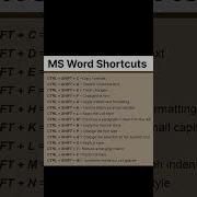 MS Word Shortcuts Shorts Coding Programming Ai Python Tech Computer Hacker Hack Skills Msword
