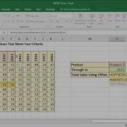 Use Excel S OFFSET Function To SUM Through To A Specified Year