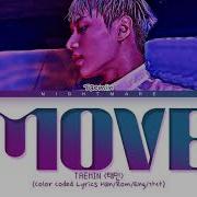 TAEMIN 태민 Move Lyrics Color Coded Lyrics Han Rom Eng 가사