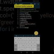 Python Turtle Code Beautiful Design Using Python Pydroid 3 App Python Tutorial