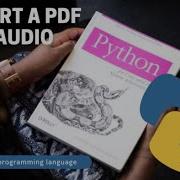 Преобразование PDF файла в аудиокнигу с помощью Python