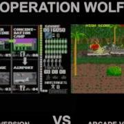 OPERATION WOLF Amiga VS Arcade