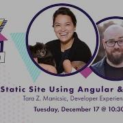 Create A Static Site Using Angular Scully With Tara Z Manicsic Learn With Jason