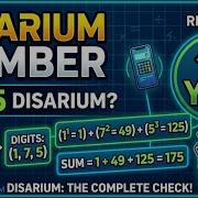 How To Check Whether A Number Is Disarium Number Or Not