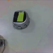One Moving Robot Avoiding A Fixed Robot