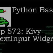 Python Basics Tutorial Kivy TextInput Widget