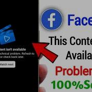 Fix Facebook This Content Isn T Available There May Be A Technical Problem Facebook Error