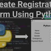 How To Create Registration Form In Python Registration Python
