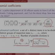 Chapter 1 6 Multinomial Coefficients