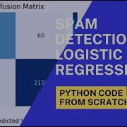Email Spam Detection With Logistic Regression Python Code From Scratch Python LogisticRegression