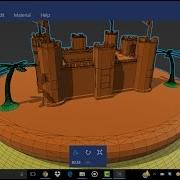 How To Build A Castle On Sand Using 3d Builder In Windows10