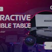 Multi Touch Interactive Tangible Table Object Recognition AI Service Tahaluf GITEX 2021