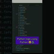 Making Python Logo Using Python Coding Status Shorts Python Coding Programming Html Code