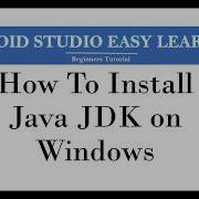 How To Install And Download JDK Java JDK