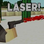 Minecraft Plugin LASER Shoot At Mobs Players Mine Blocks Tutorial